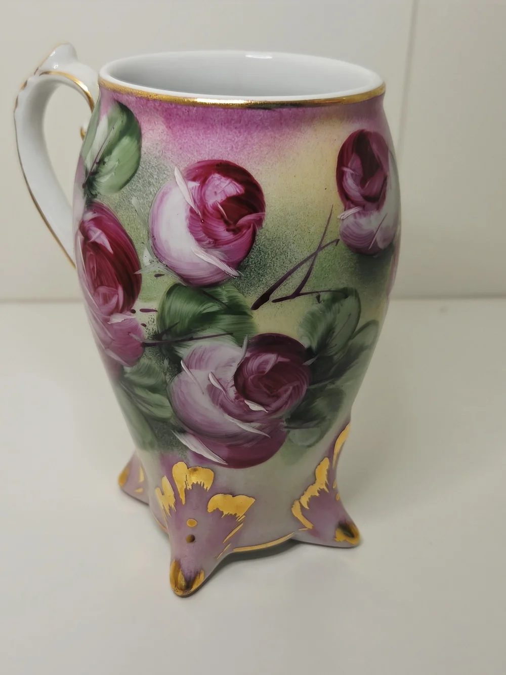 Antique Nippon Hand Painted Porcelain Cider Set - 14